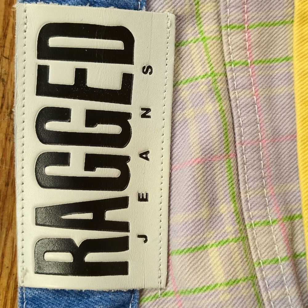 The Ragged Priest Highway Jeans Boho Patchwork Flare Size 26 - Picture 5 of 11